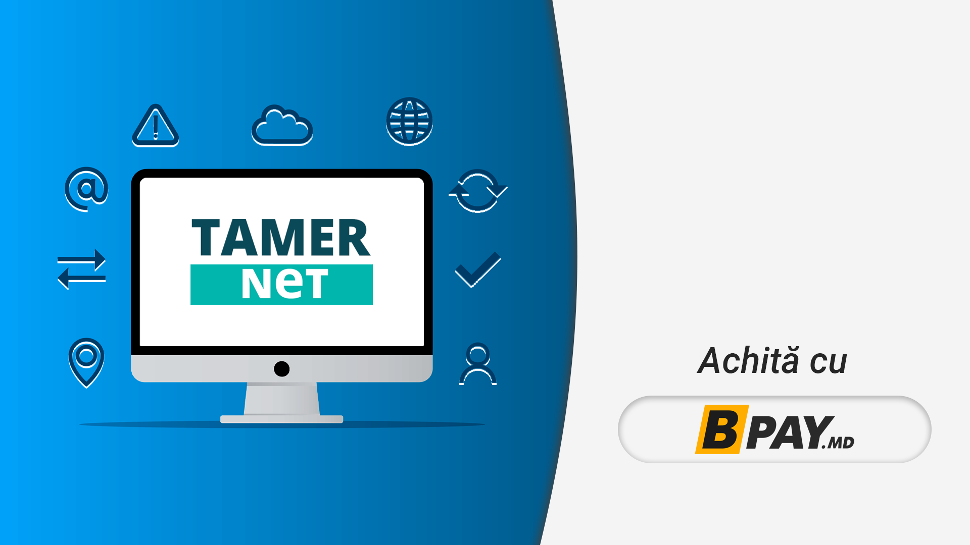 🔸 Achitați serviciile internet – Tamer Net prin BPay