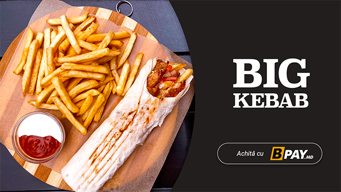 Folosiți achitarea QR cu portofelul BPAY si la Big Kebab