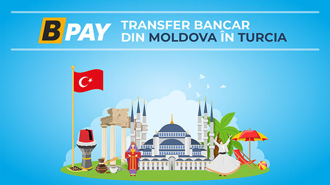 Transfer de bani pe card bancar și în orice cont bancar al persoanelor fizice sau juridice din Turcia prin BPAY