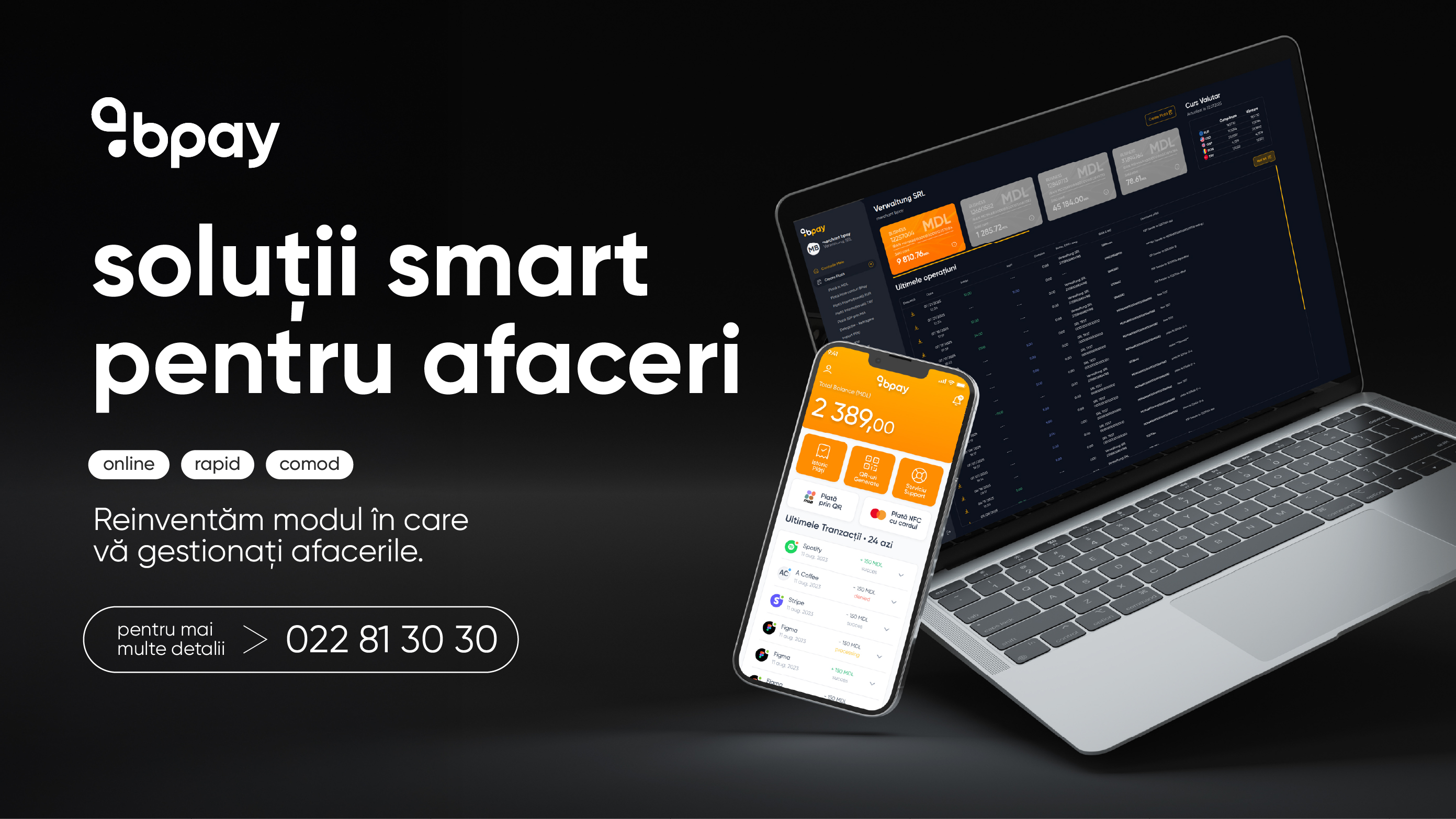 Transformă-ți afacerea cu soluțiile digitale de la Bpay