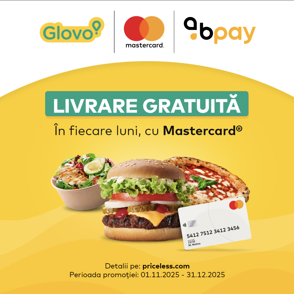 📦 Начни неделю с умом — бесплатная доставка в приложении Glovo при оплате картой Mastercard!