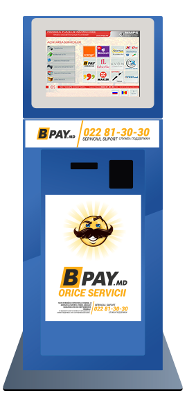 bpay.md cash-in terminal blue